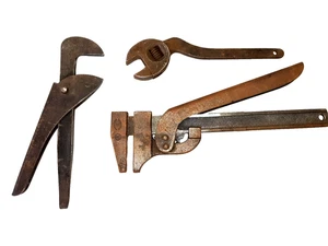 3 alicates antiguos alicates de tubo llave de horquilla enrollable J.A HENCKELS SOLINGEN entre otros - Imagen 1 de 10