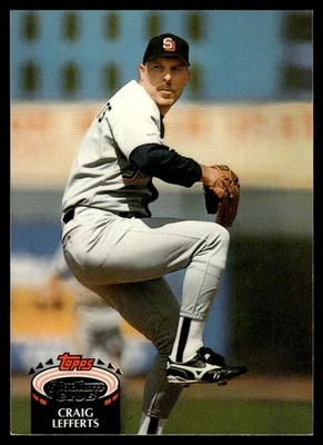 1992 Stadium Club Craig Lefferts San Diego Padres #618 - Image 1 of 2