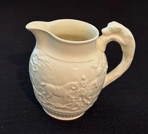 Vintage Wedgwood Etruria Barlaston Hund Griff Krug Jagdszene England 5" - Bild 1 von 4