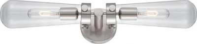 Used Nuvo Lighting 60/5263 Beaker-Two Light Wall Sconce-23.75 Inches Wide by - Image 1 of 2