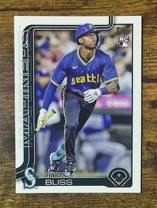 2025 Topps Series One Ryan Bliss Rookie #251 Seattle Mariners (RC) - Bild 1 von 2