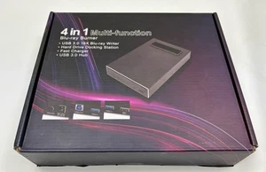 4 in 1 External Blu-Ray Drive, 16X USB 3.0 and Type-C Powerful Desktop External - Afbeelding 1 van 2