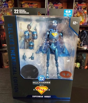DC MULTIVERSE SUPERMAN ROBOT (Gary) RED PLATINUM EDITION - Imagem 1 de 4