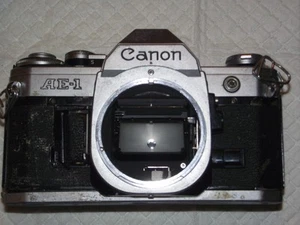 CANON AE-1 35MM FILM CAMERA With A Canon POWER WINDER A - Picture 1 of 10