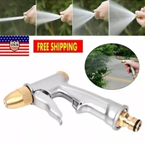 High Pressure Garden Hose Power Washer Water Spray Gun Nozzle Wand Car Wash Tool - Picture 1 of 12