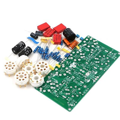 Kit 1pz Amplificatore di Potenza Ultralineare Push-Pull Tipo 6SL7 + 6V6 Tube (12W) - Immagine 1 di 4