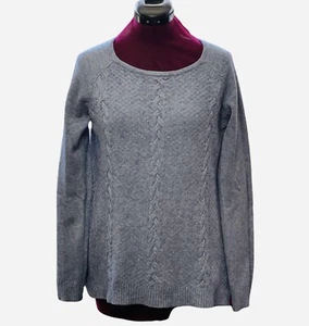 ROTER Zopfmuster Pullover Pulli Damen XL blau Langarm Rundhals elegant - Bild 1 von 12