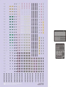 Calcomanías AM-WORKS LW35049 1/35 para insignias y dispositivos uniformes alemanes de las Waffen-SS - Imagen 1 de 3