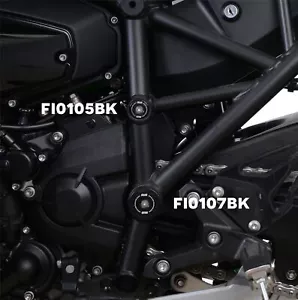 R&G Frame Plugs Black (Single LHS Lower-Frame) Kawasaki Ninja H2 2015 - 2020 - Picture 1 of 2