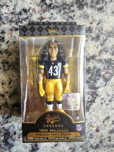 NFL Legends Pittsburgh Steelers Troy Polamalu 5-Inch Vinyl Gold Figure - Picture 1 of 3