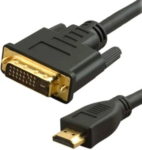AV Converter: HDMI (M) to DVI-D Dual Link (M) 2M Cable: 2M HDMI-DVI M-M - Picture 1 of 4