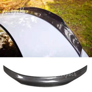 For Benz CLA 2020-2022 Dry Carbon Fiber PSM-Style Rear Trunk Spoiler Wing Flap - Picture 1 of 6