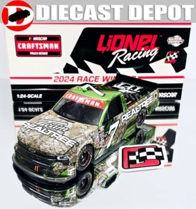 KYLE BUSCH 2024 TEXAS WIN RACED VERSION REALTREE TRUCK 1/24 ACTION COLOR CHROME - Picture 1 of 11