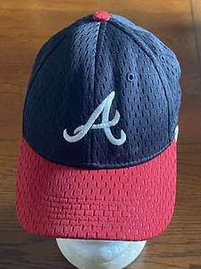 Cappello aderente Atlanta Braves bicolore MLB Baseball OC Sports XS/S Proflex - Foto 1 di 12