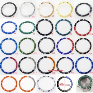 38mm*31.5mm For SKX007 SKX009 Flat Watch Bezel Insert Aluminum/Ceramic/Steel - Picture 1 of 38