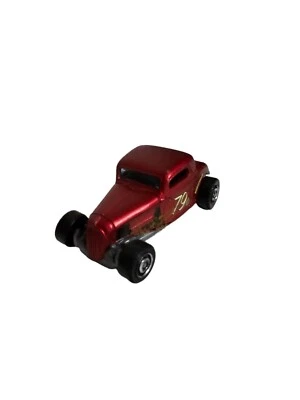 MATCHBOX MBX HIGHWAY II Design FLAT (Satin) RED 1933 FORD COUPE HOT ROD LOOSE - Image 1 of 4