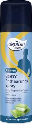Depilan · For Men Body Enthaarungsspray / Enthaarungscreme zum Aufsprühen für