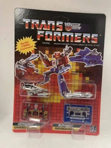 NEW Transformers G1 Autobots cassettes Grand Slam Raindance reissue brand MISB - Picture 1 of 6