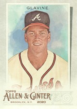 2020 Topps Allen & Ginter Baseball #1 Tom Glavine