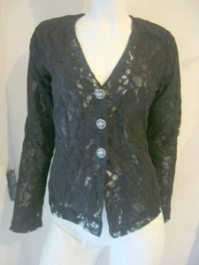 Biba Jacke Spitze schwarz Black Symphony Gr. 38--UK12***NEU - Bild 1 von 5