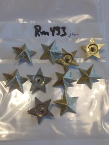 Sterne 21mm golden diverse (rm493) - Bild 1 von 1