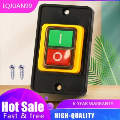 Motor Machine Drill ON OFF Push Button Switch Water Proof For AC 10A 380V UK - Image 1 of 4