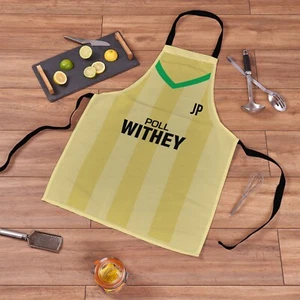 Norwich 1985 Home Football Shirt Yellow Retro Personalised Showerproof Apron - Picture 1 of 6