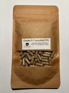 Essiac Tea - Organic 8 Herb Tea in 100 Veg Capsules includes the VITAL Roots - Picture 1 of 10