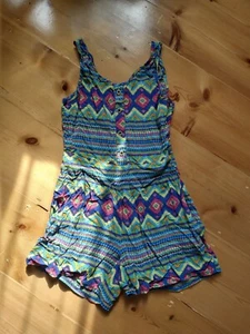 Girls multicoloured playsuit age 9 - Picture 1 of 1