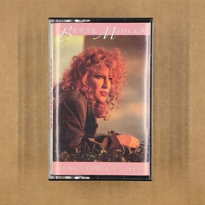 BETTE MIDLER Cassette Tape SOME PEOPLE'S LIVES 1990 Pop Soul w/ FROM A DISTANCE - Image 1 of 4