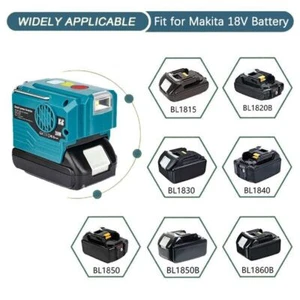 200W Power Inverter for Makita LXT 18V Battery Convert to AC 120V/220V w/Type-C - Picture 1 of 20