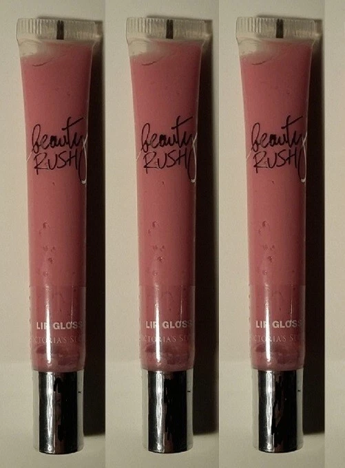 VICTORIA'S SECRET Beauty Rush LIP GLOSS *PINK OF ME* Full Size LOT OF 3, SEALED - Image 1 of 1
