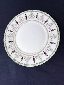 BERNARDAUD Grenadiers France ~ HAPPY HOLIDAYS~ 8.5” Salad Bread Plate - Picture 1 of 10