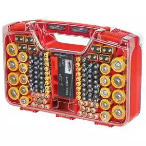 Battery Daddy Battery Organiser and Storage Case with Tester Holds 174 Batteries - Picture 1 of 5