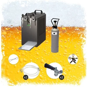 Komplett Set - Zapfanlage STREAM 80 Bierzapfanlage, Durchlaufkühler 2-leitig - Bild 1 von 8
