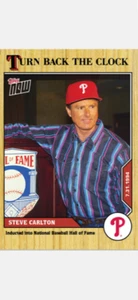 Topps 2020 ahora retrocede la tarjeta del reloj Philadelphia Phillies Steve Carlton #123 - Imagen 1 de 2