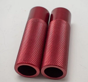 NOS Indy Bmx Pegs Midschool Mid School Bmx - VERY RARE - Red Alloy pair 90s - Picture 1 of 6