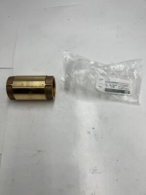 LEGEND T-450-NL No Lead Cast Bronze In-Line Check Valve 1-1/2" NPT 200-psi CWP - Image 1 of 4