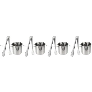 Set 4 Friggitrici in Acciaio Inox Mini Friggitrice Friggitrice Friggitrice - Foto 1 di 12