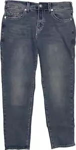 Pantalones de mezclilla True Religion para hombre Rocco Big T relajados ajustados (44x32, lavado antiniebla) $199 - Imagen 1 de 3