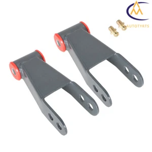 For 1965/1966-1972 Ford F100 2WD 2" Rear Drop Shackle Lowering Kit Pair LH+RH - Foto 1 di 10