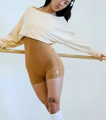 NWOT $128 Free People Movement Guiding Light Fleeced Shortsie/Romper M - Image 1 of 4