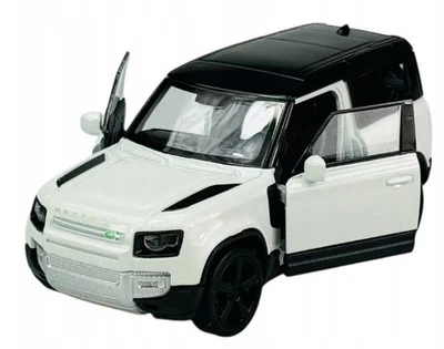 2020 Land Rover Defender British Car Model White Diecast 1:34-1:39 Scale Welly - Image 1 of 4