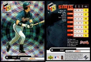 1999 Upper Deck HoloGrFX Chipper Jones #10 Atlanta Braves 3B HOF - Picture 1 of 1