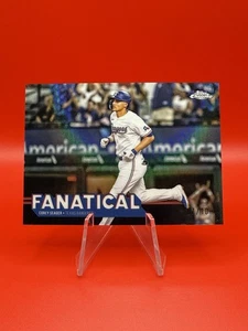 2025 Tops Chrome Corey Seager Fanatical 7/10 - Picture 1 of 8