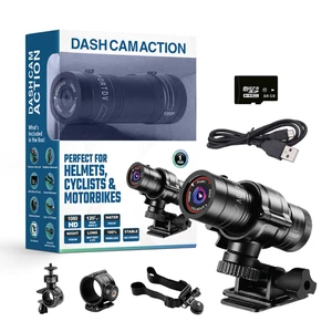 Dash Cam Action Full HD 1080p Bike/Motorcycle,120° Lens,4Hour Battery,Waterproof - Picture 1 of 12