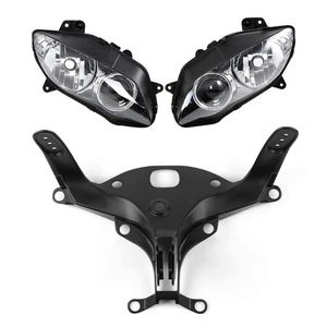 Conjunto de faros y soporte de soporte de carenado apto para Yamaha YZF R1 04-06 - Imagen 1 de 15