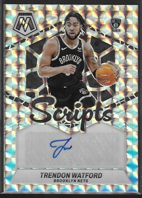 2023-24 Panini Mosaic Trendon Watford Scripts Auto #MS-WAT - Image 1 of 2