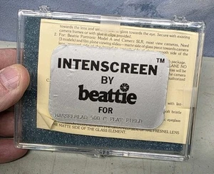 🔥 Fotografia Vintage Beattie Schermo Intensivo Flat Field Grid Hasselblad 500C con Custodia - Foto 1 di 9
