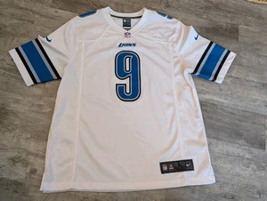 Matthew Stafford Detroit Lions NFL Nike weiß auf dem Feld Trikot Größe Large gebraucht, in einwandfreiem Zustand - Bild 1 von 15